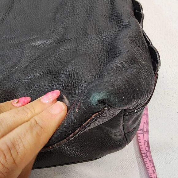 Kate Spade Natia Jamesport Black Shoulder Bag Large Leather - Picture 10 of 14